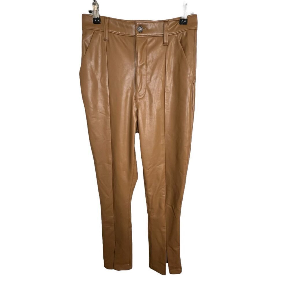 Abercrombie And Fitch Skinny Ultra High Rise Faux Leather Pants